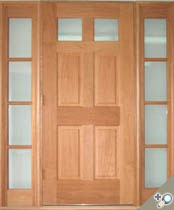 G125 / S05 Honduran mahogany entrance unit.