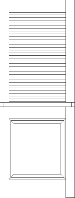 Dutch Louver Interior Doors