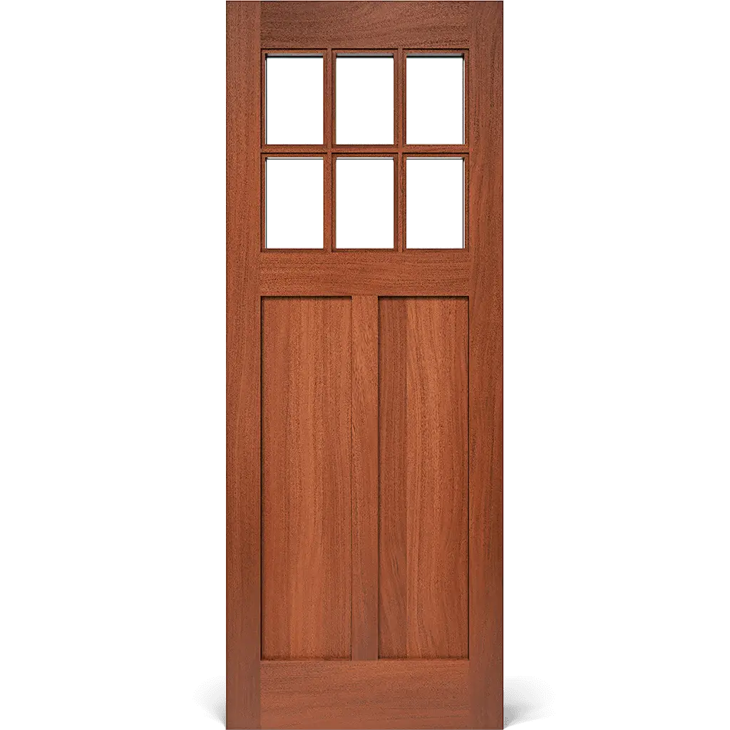 Roycroft Craftsman Interior Door with Glass