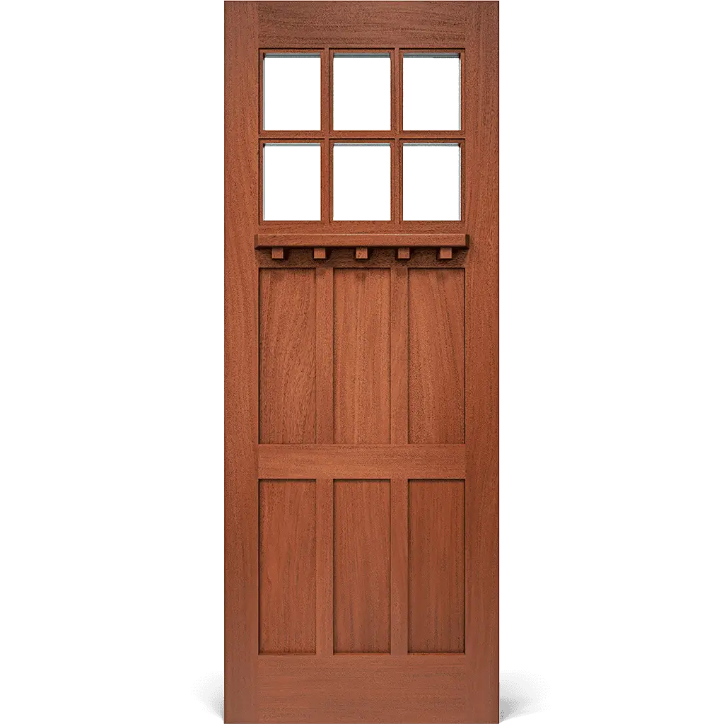 Winnetka Craftsman Interior Door with Glass