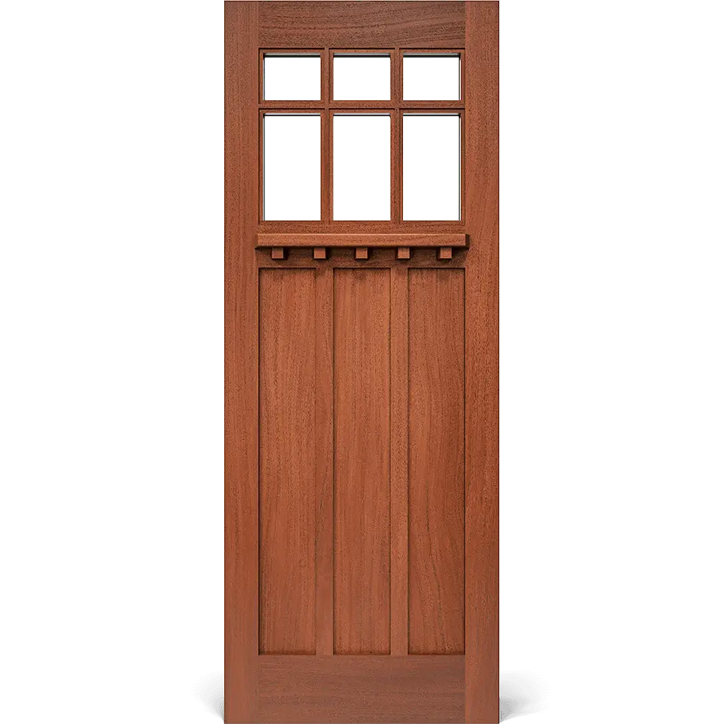 Paddock Craftsman Interior Door with Glass