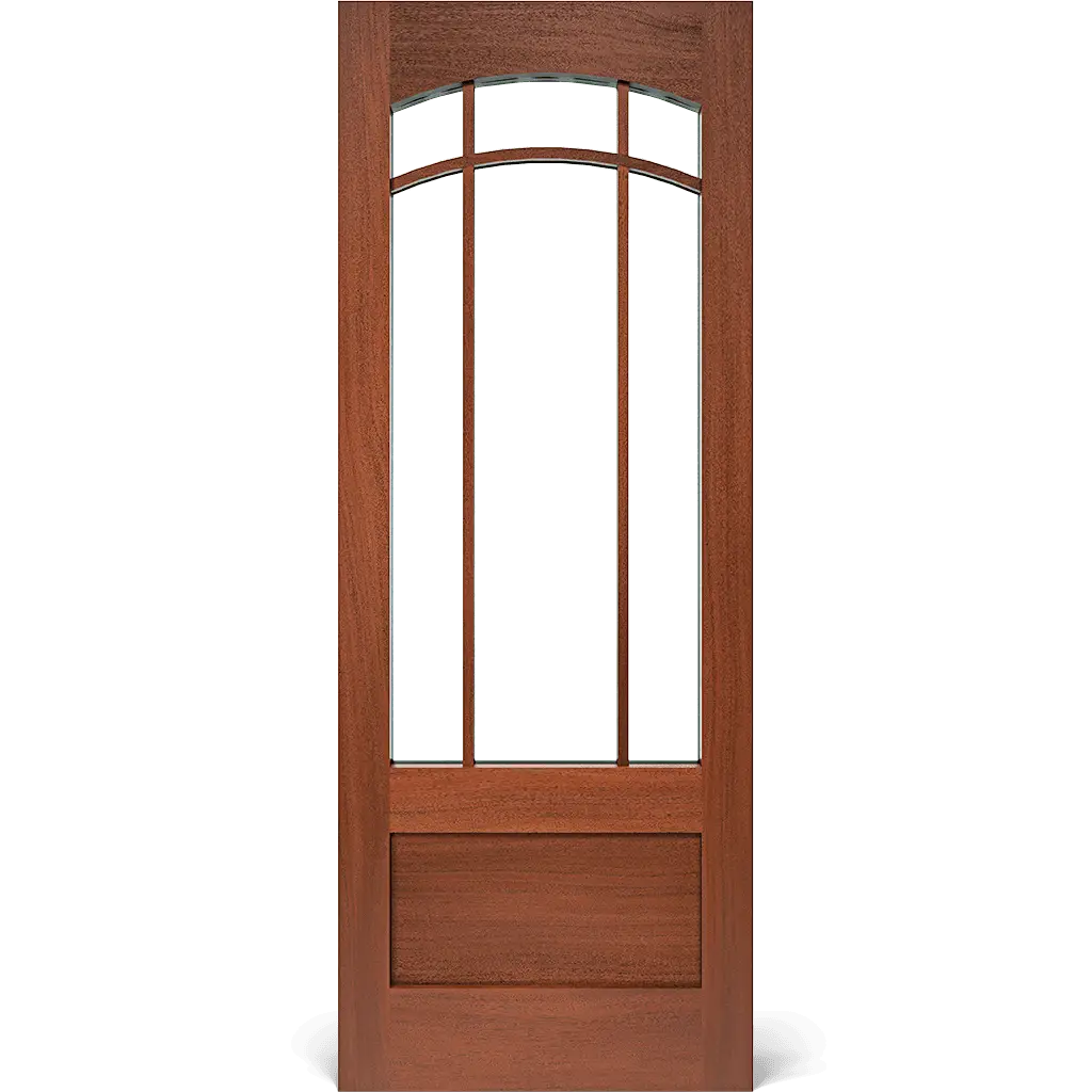 Furness Craftsman Interior Door with Arched Glass