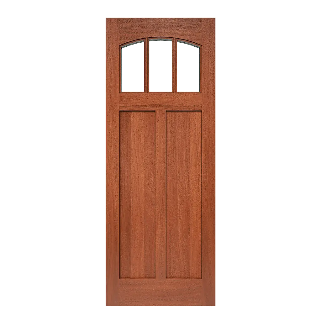 Irving Craftsman Interior Door with Arched Glass