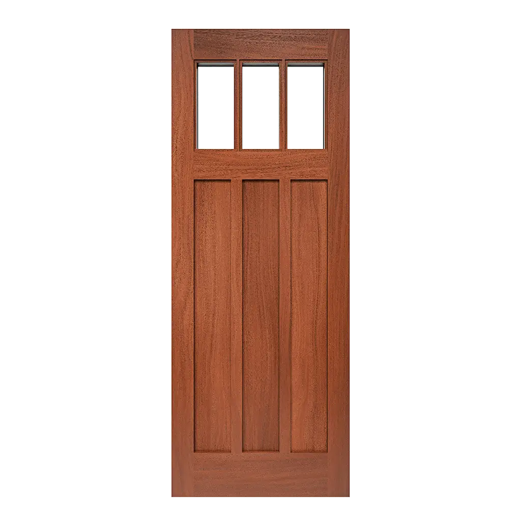 Gaylord Craftsman Exterior Door with Glass