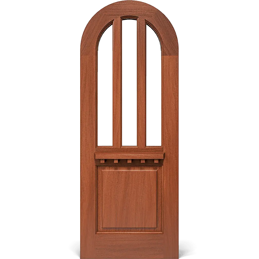 Wightwick Craftsman Round Top Interior Door with Glass
