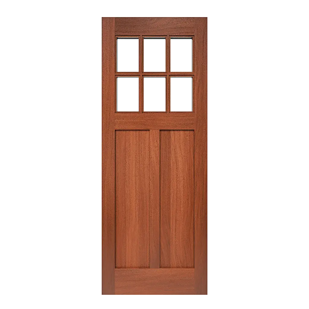 Roycroft Craftsman Interior Door with Glass
