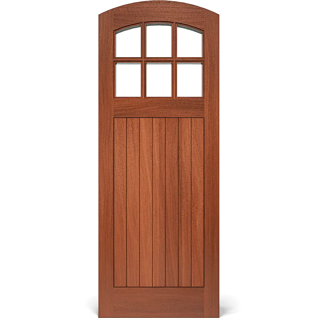 Riverdell Arch Top Exterior Door with Glass