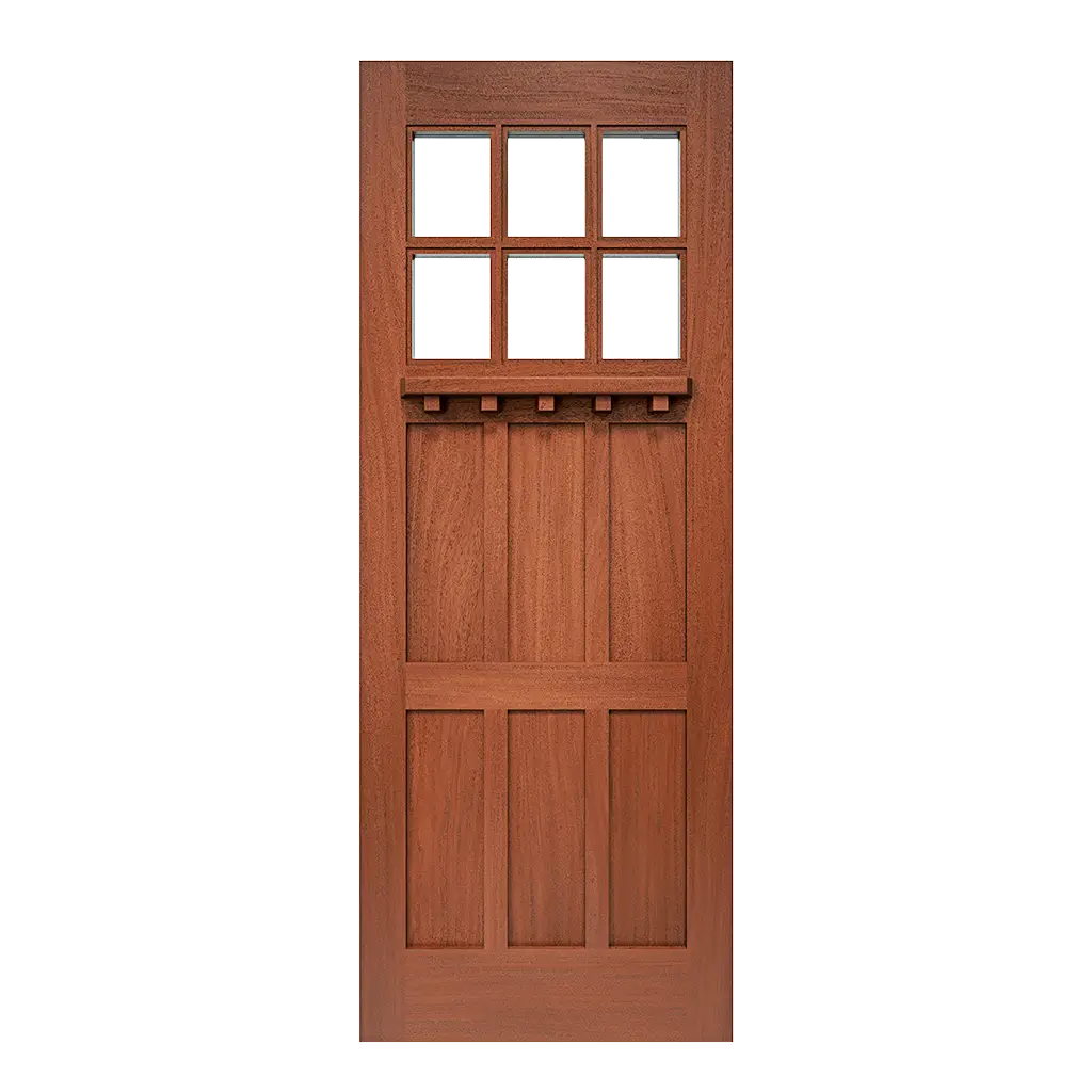 Winnetka Craftsman Interior Door with Glass