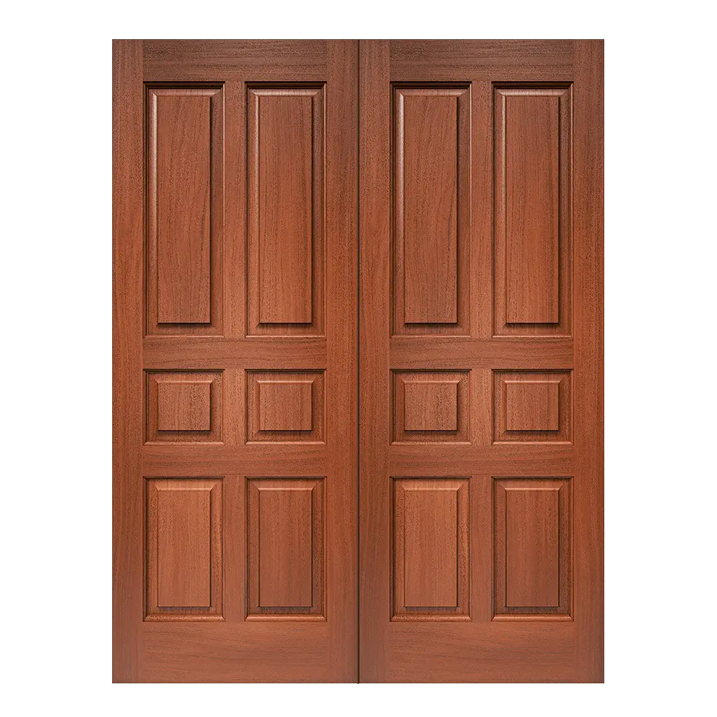 Juniper Double Solid Wood Exterior Door