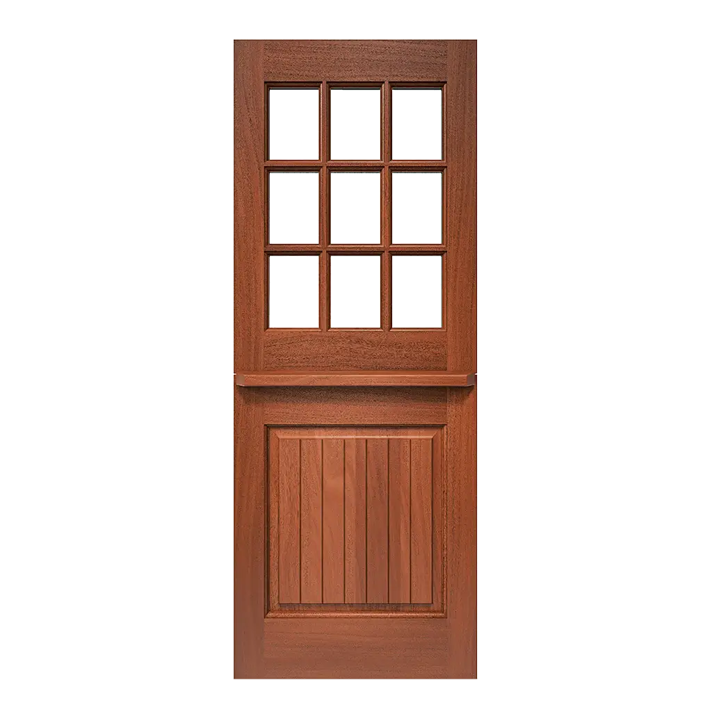 Hoxie Dutch Exterior Door with Glass