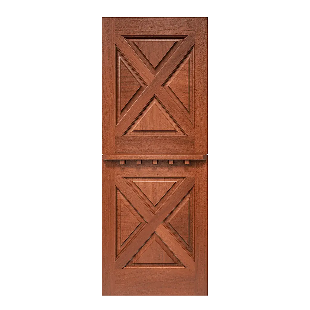 Demaree Crossbuck Solid Wood Dutch Interior Door