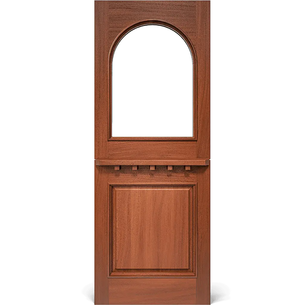 Blythe Dutch Exterior Door with Arched Glass