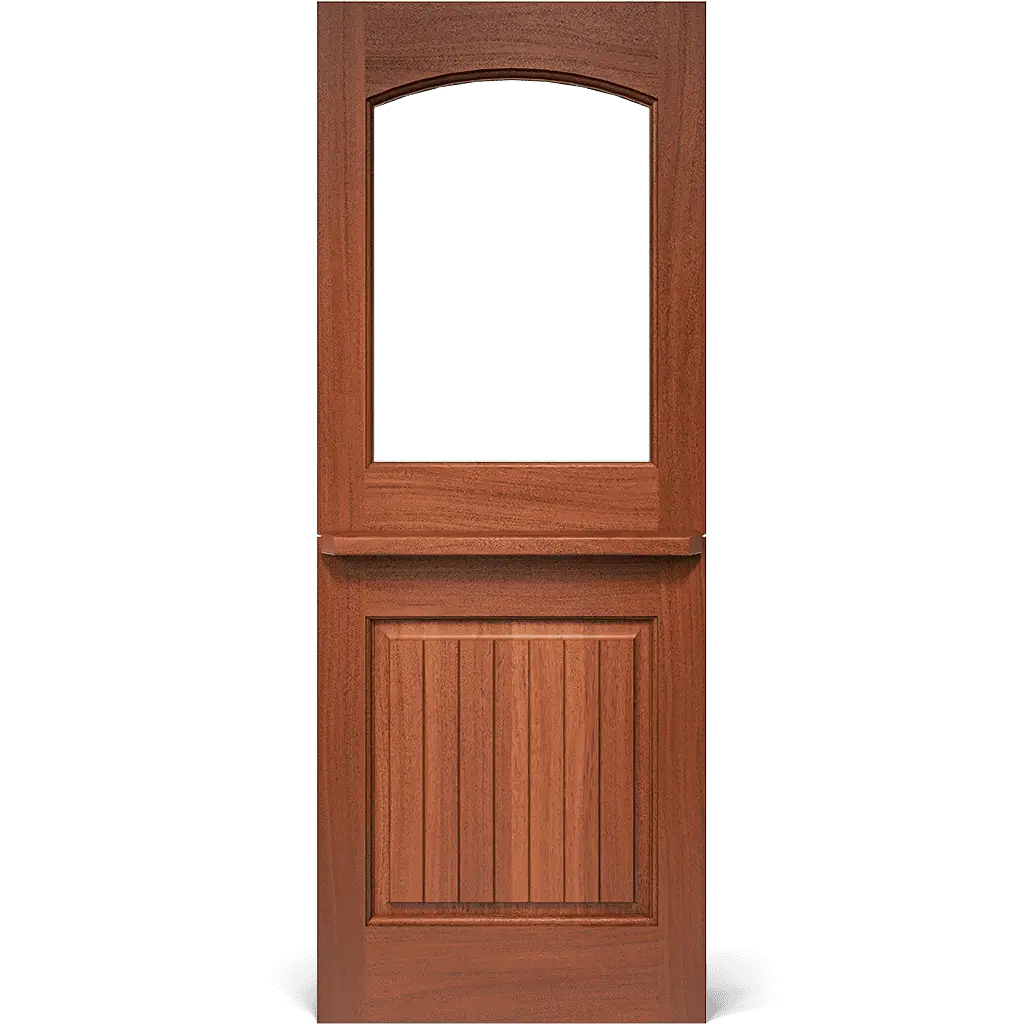 Parsonage Dutch Interior Door with Arched Glass