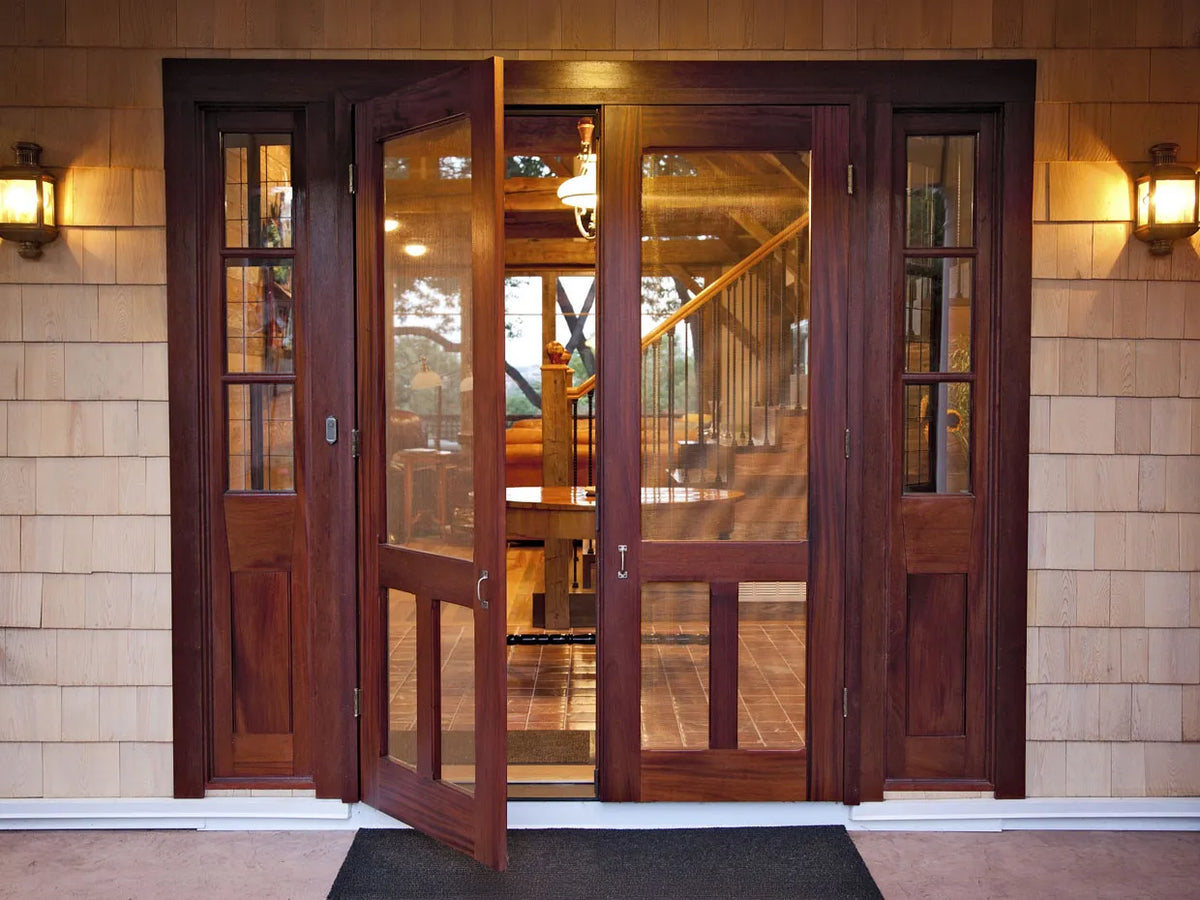 Classic double screen and storm doors