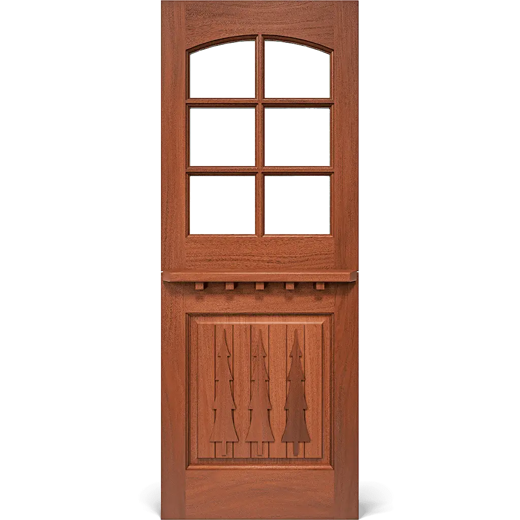 Werrenrath Dutch Rustic Interior Door with Glass