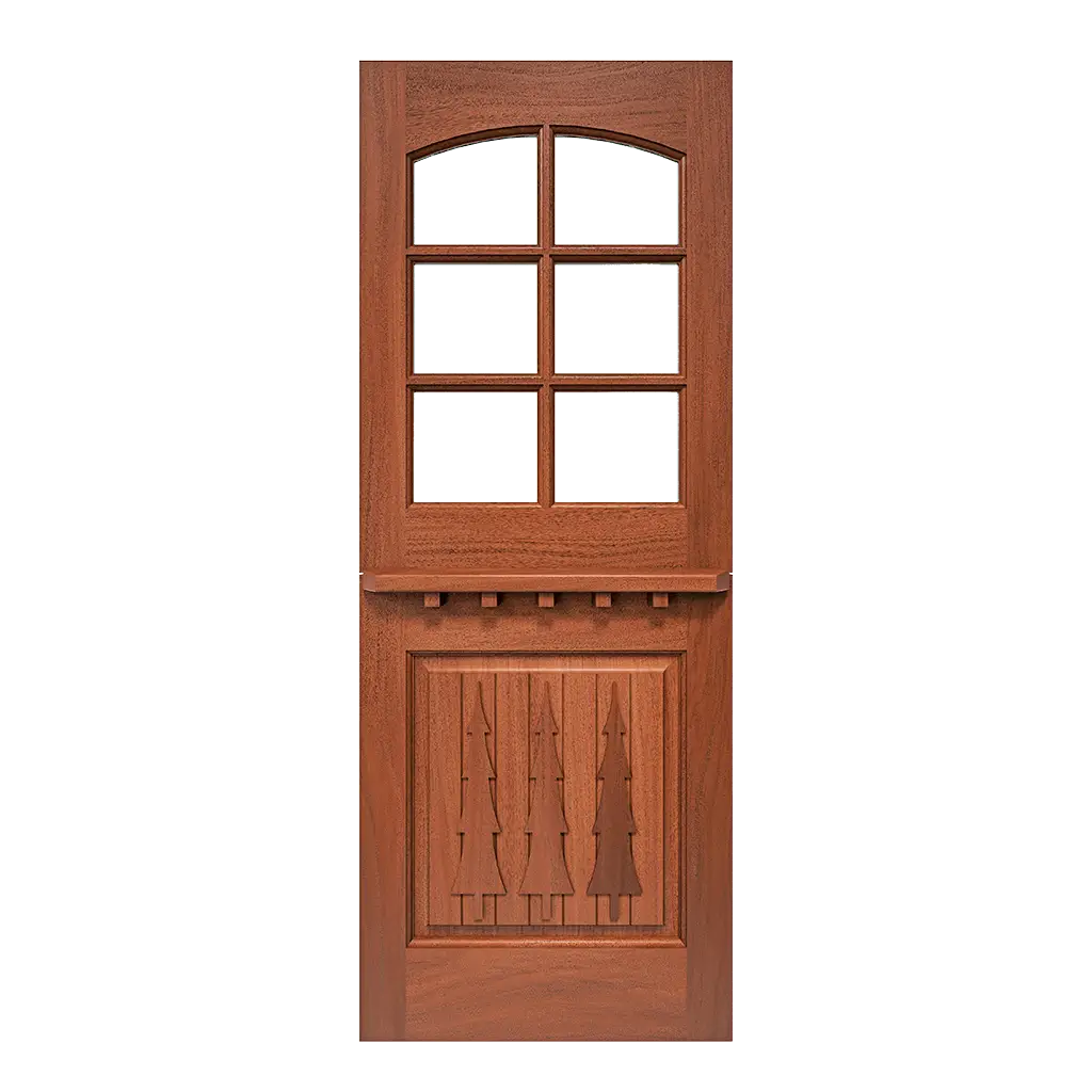 Werrenrath Dutch Rustic Interior Door with Glass