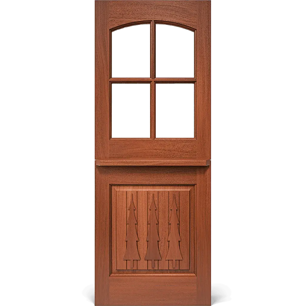 Knollwood Dutch Rustic Interior Door with Glass