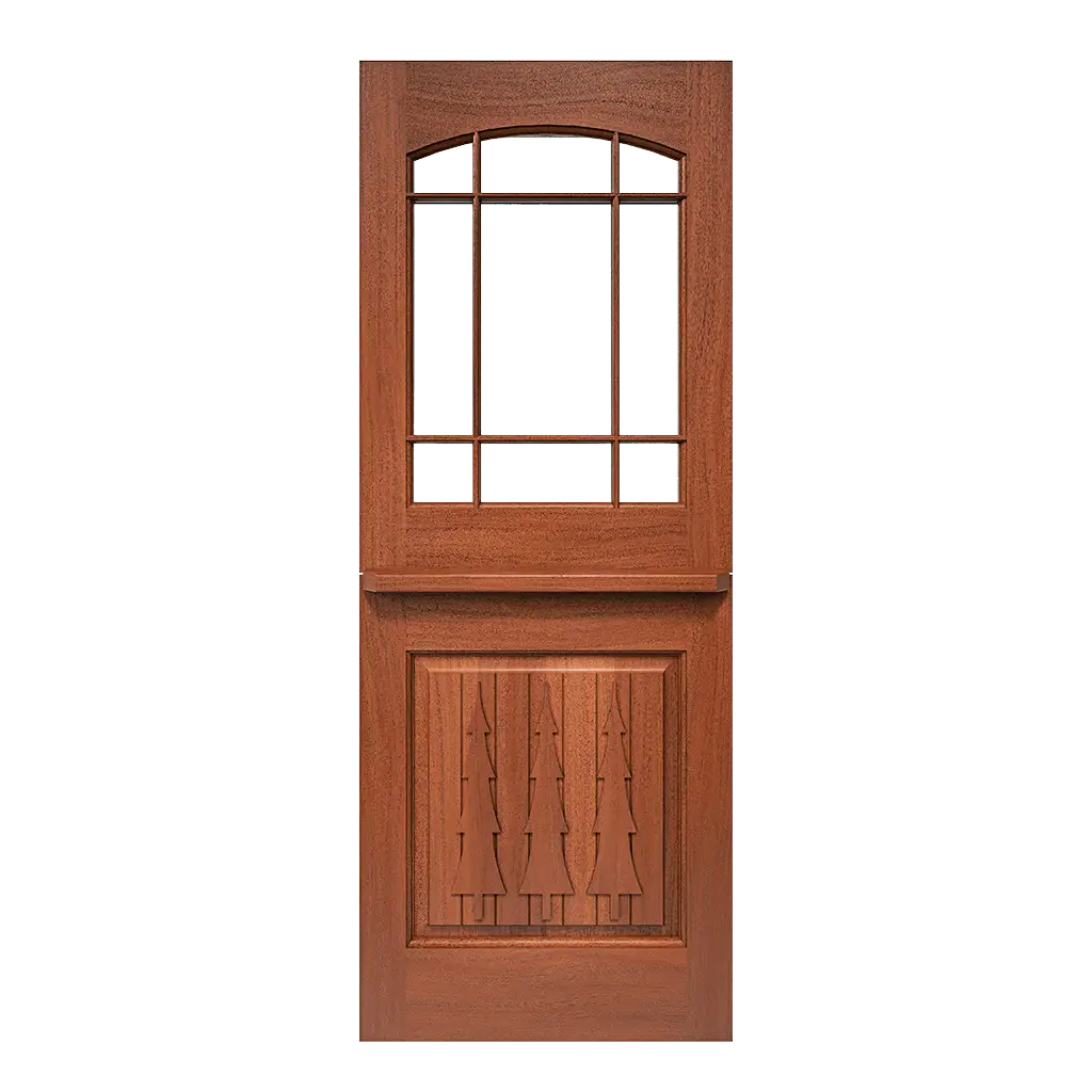 Santanoni Dutch Rustic Interior Door with Glass