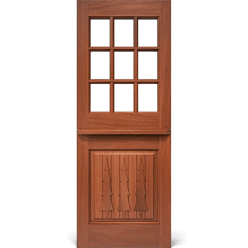 Topridge Dutch Rustic Interior Door with Glass