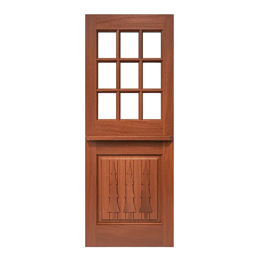 Topridge Dutch Rustic Interior Door with Glass
