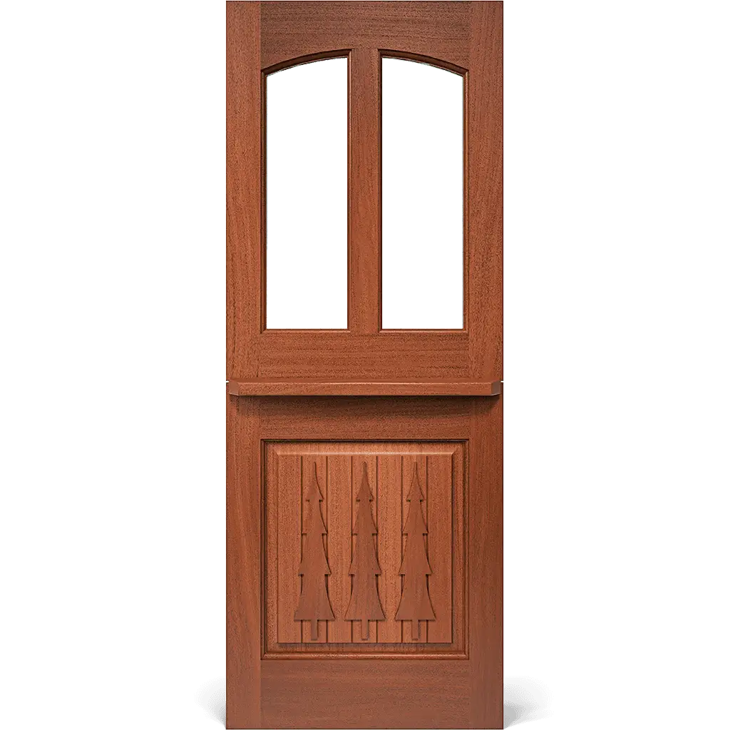 Moss Ledge Dutch Rustic Interior Door with Glass