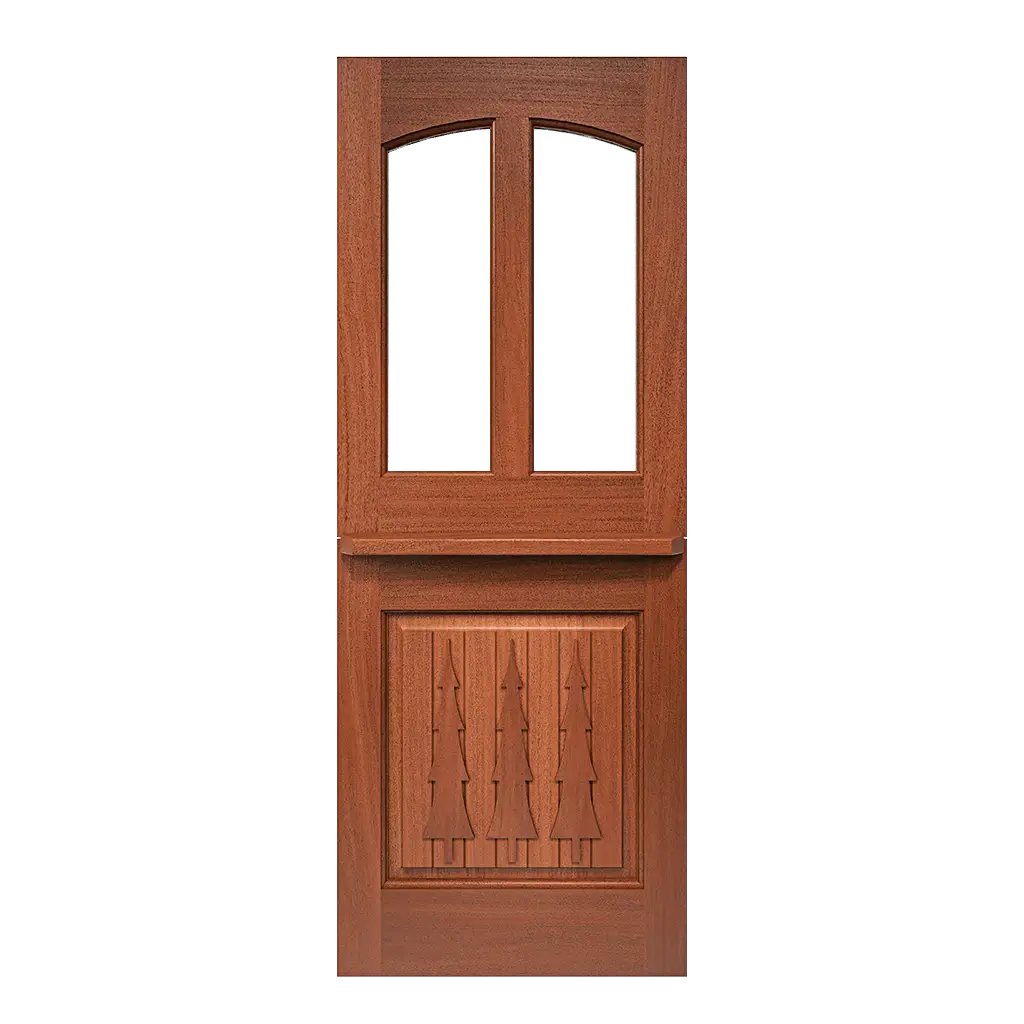 Moss Ledge Dutch Rustic Interior Door with Glass