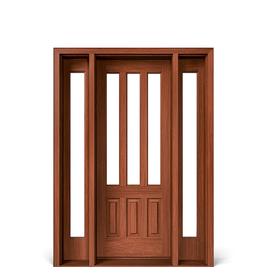 Fenwick Exterior Door with Hudson Sidelights