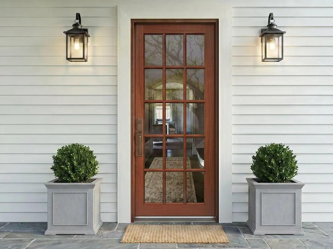 Exterior French doors in single and paired designs