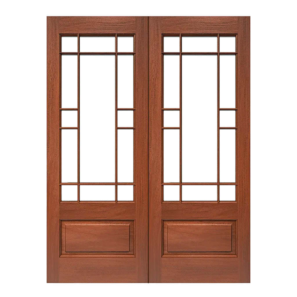 Fairbanks Double Interior Door with Glass