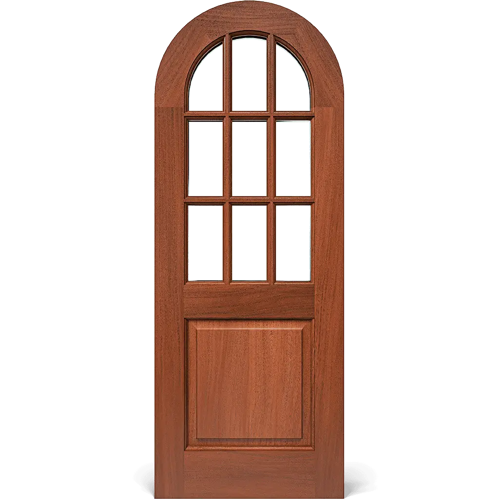 Valleau Round Top Interior Door with Glass