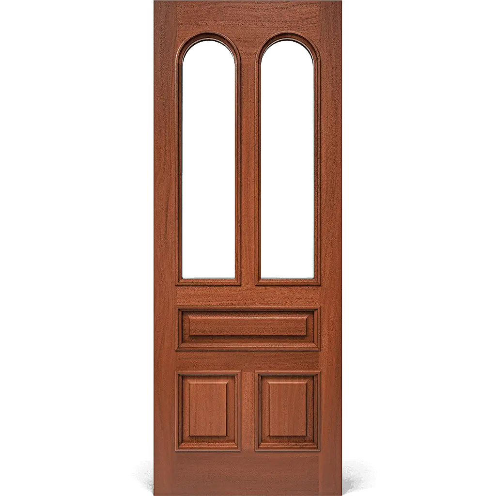 Bingham Interior Door with Arched Glass