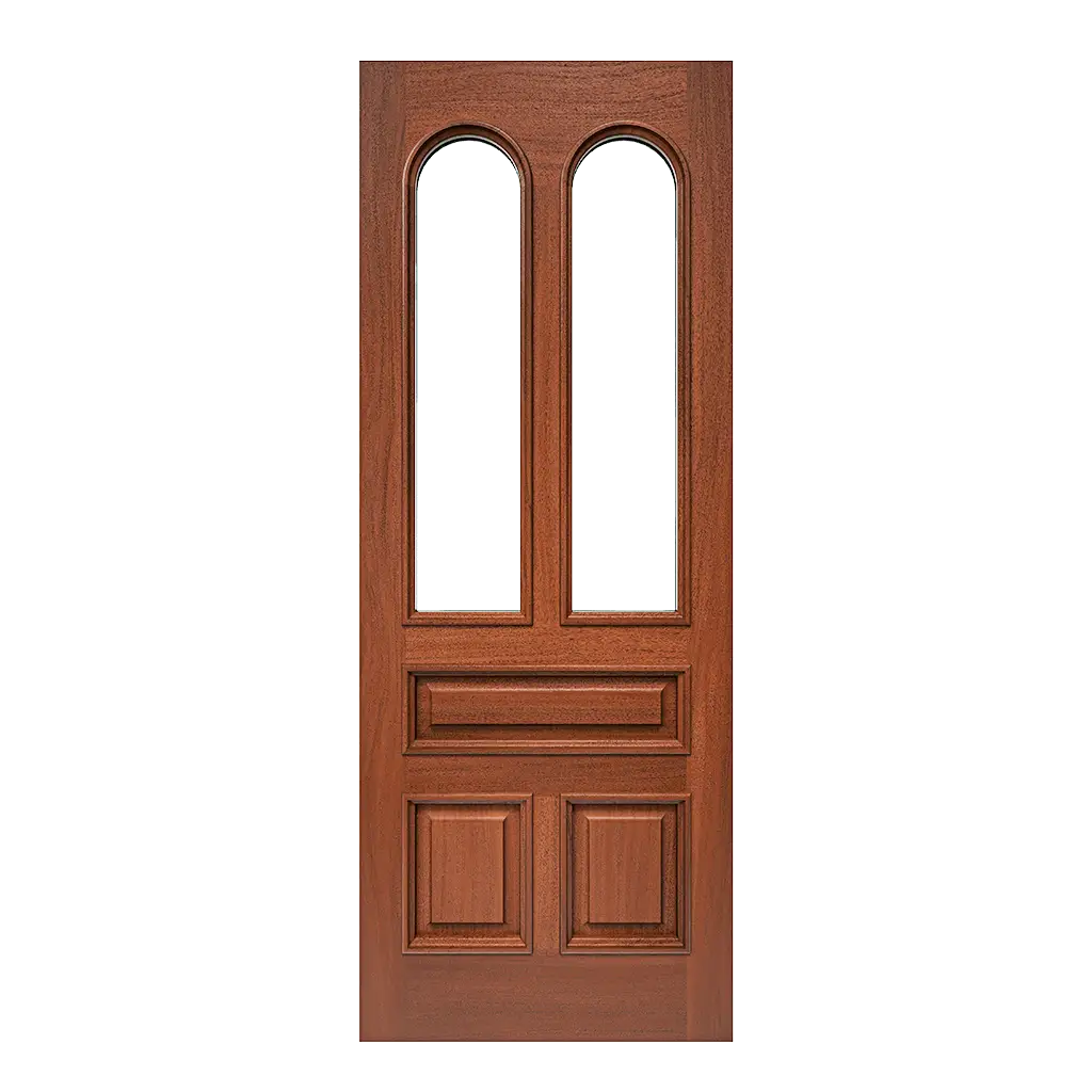 Bingham Interior Door with Arched Glass