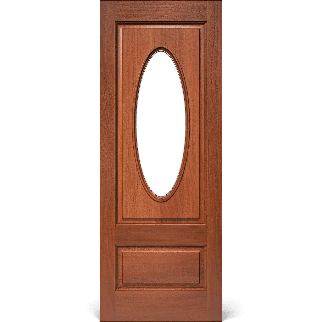 Harmony Interior Door with Oval Glass