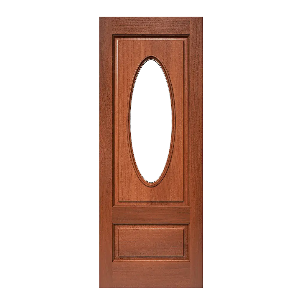 Harmony Interior Door with Oval Glass