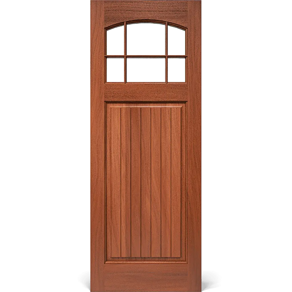 Peterson Interior Door with Arched Glass