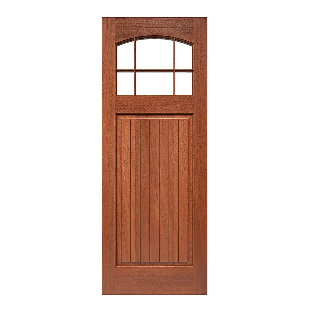 Peterson Interior Door with Arched Glass