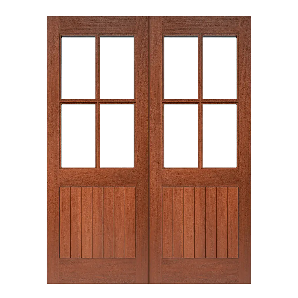 Cragend Double Interior Door with Glass