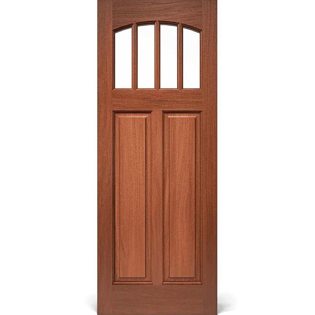 Rosemary Interior Door with Arched Glass