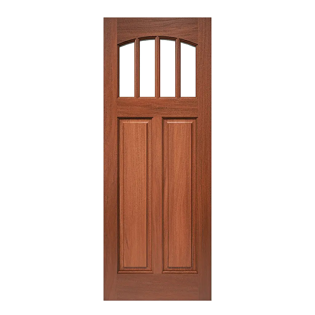 Rosemary Interior Door with Arched Glass