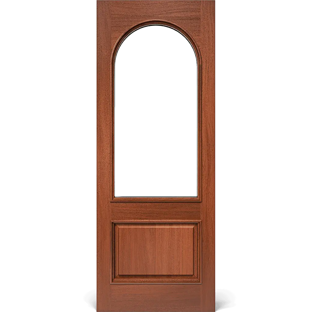 Wilder Interior Door with Arched Glass