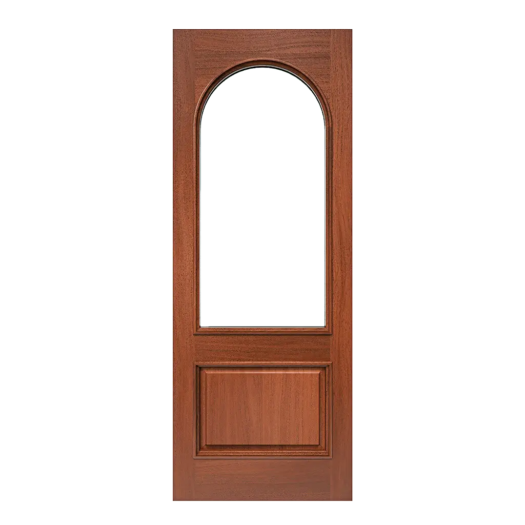 Wilder Interior Door with Arched Glass