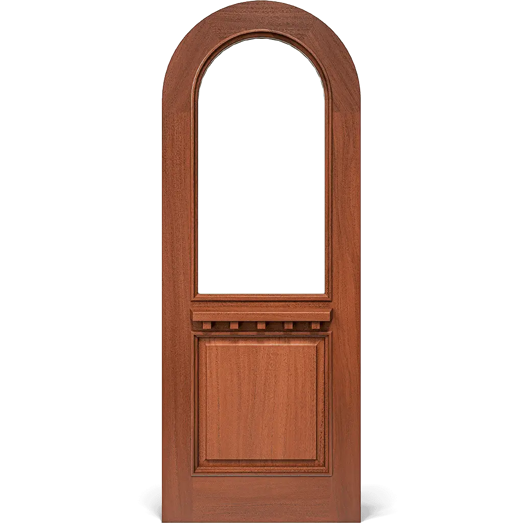 Glynn Round Top Interior Door with Glass