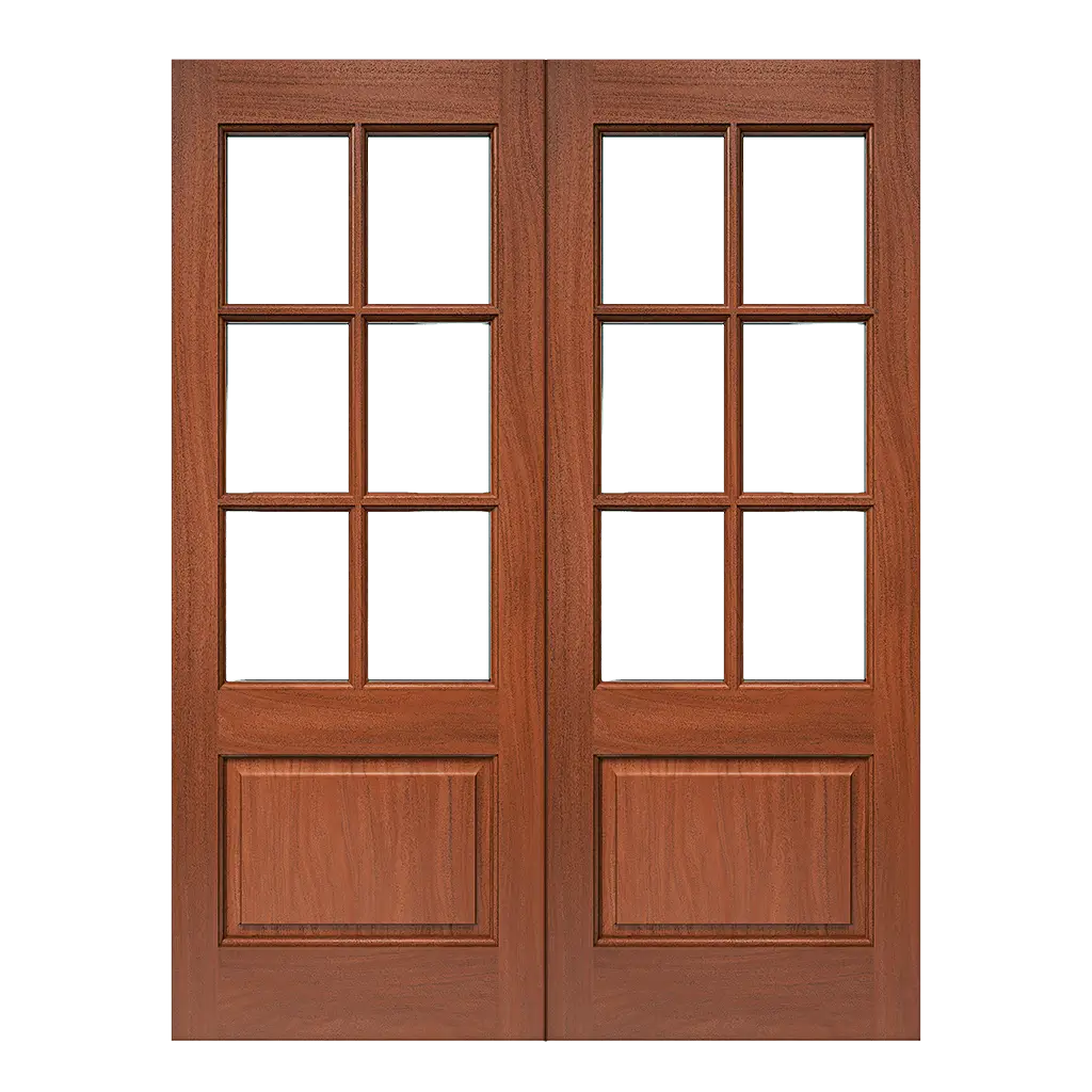 Langdon Double Interior Door with Glass