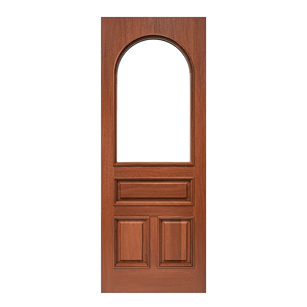 Harrison Interior Door with Arched Glass