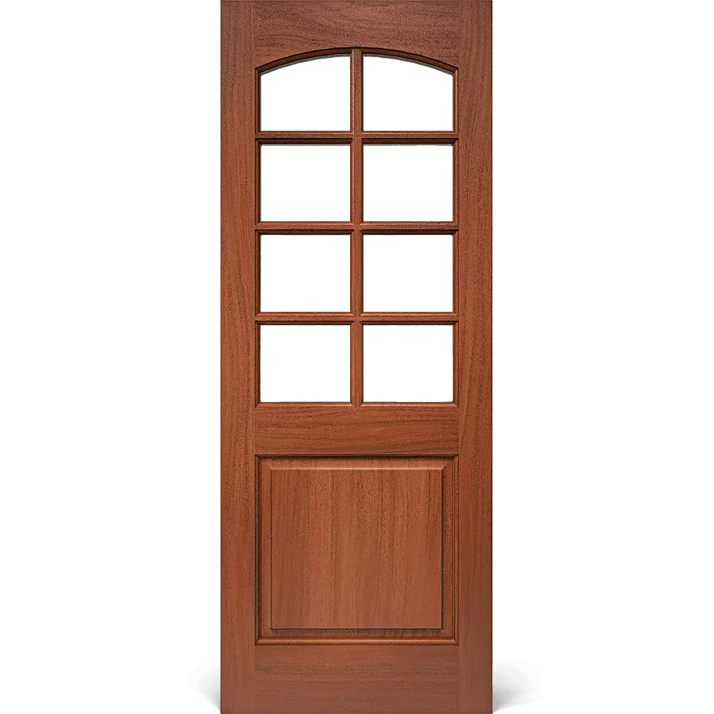 Wadsworth Interior Door with Arched Glass