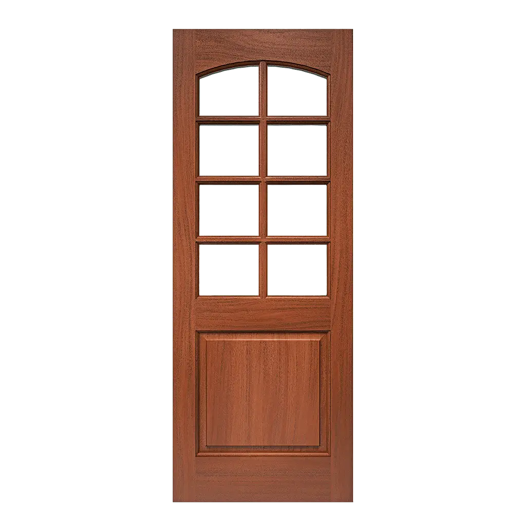 Wadsworth Interior Door with Arched Glass