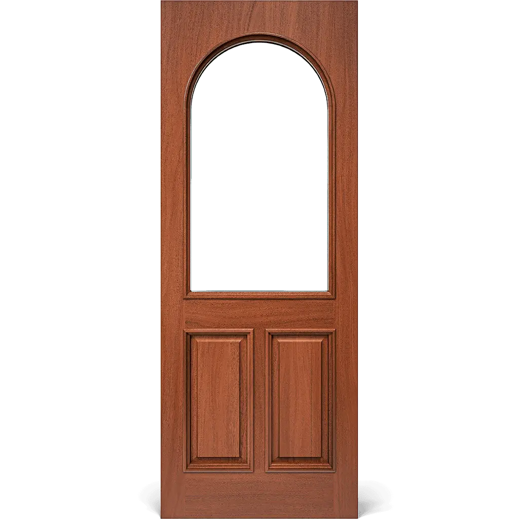 Cloister Interior Door with Arched Glass