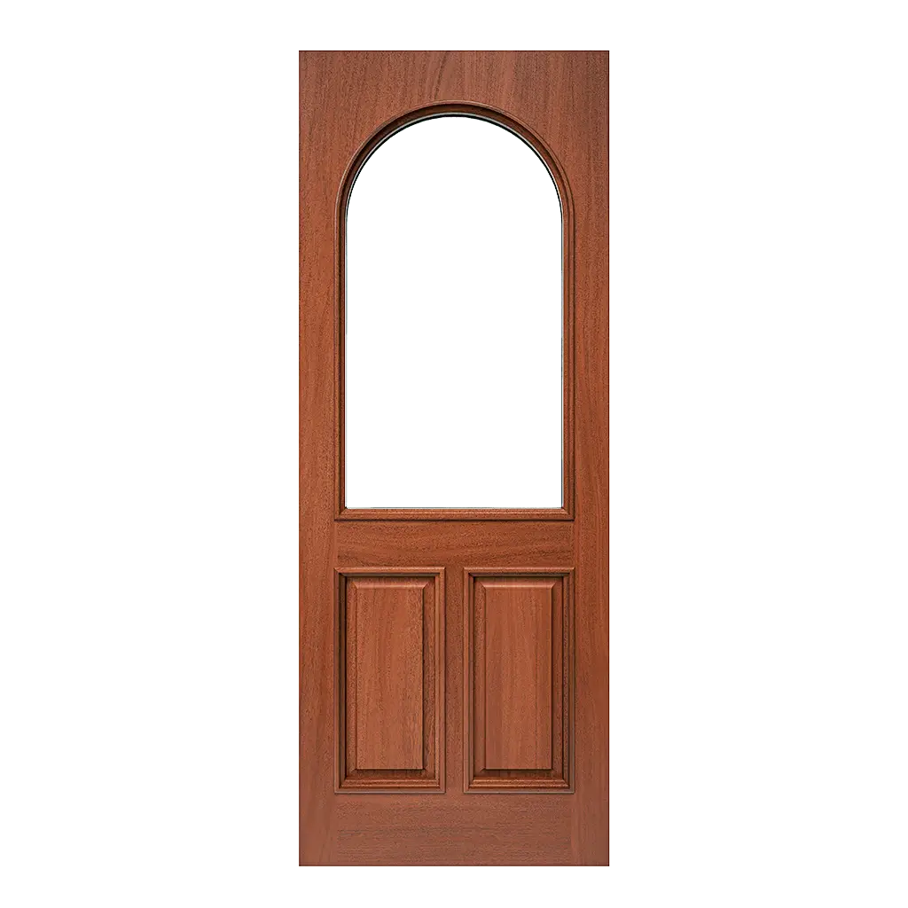 Cloister Interior Door with Arched Glass