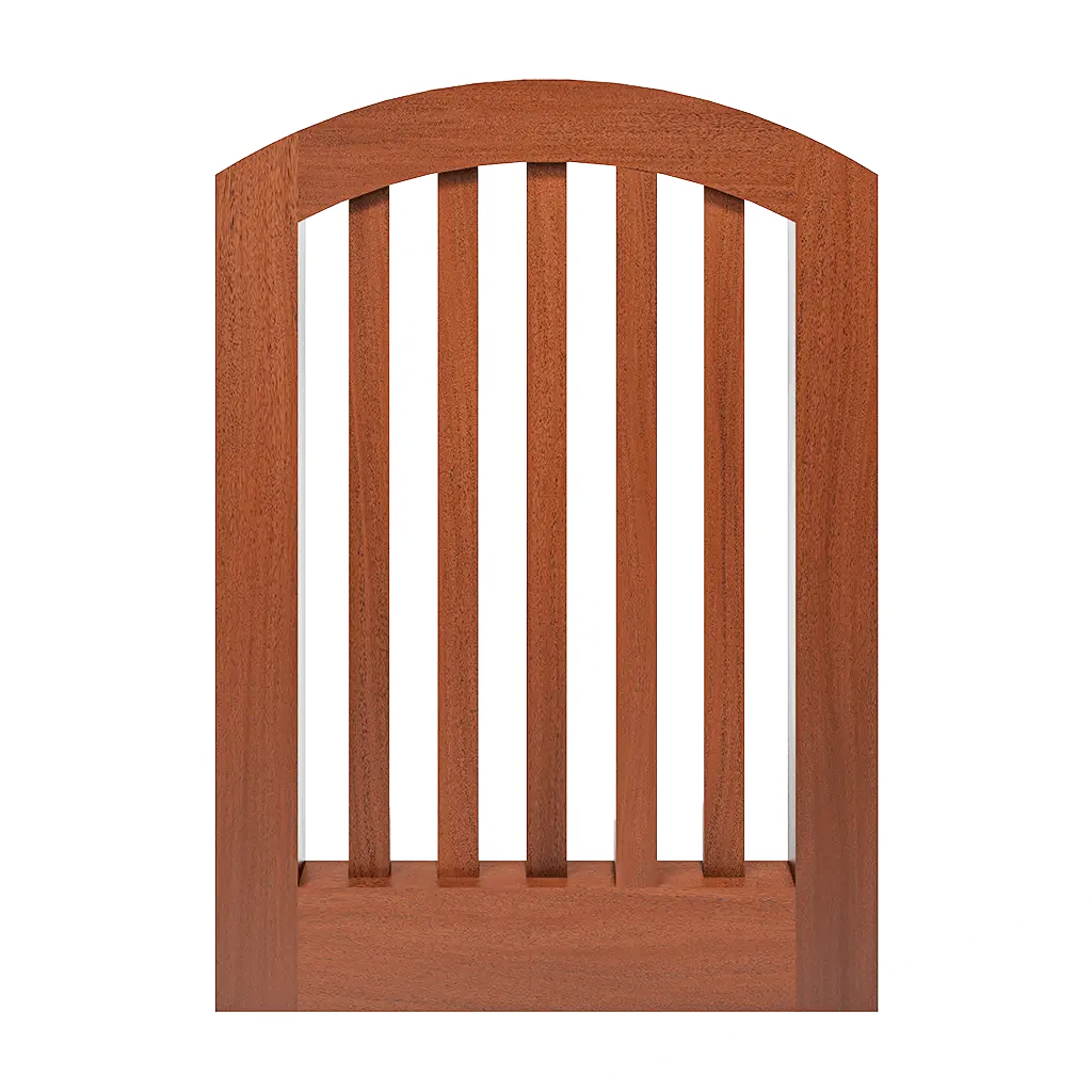 Highlyn Arch Top Solid Wood Garden Gate