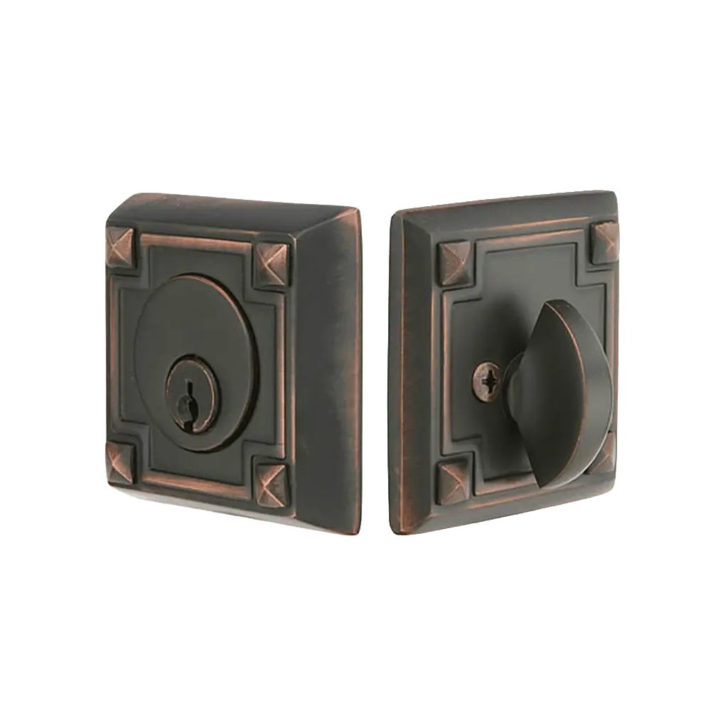 Arts & Crafts Keyed Deadbolt
